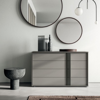 Linear Stripe Chest of Drawers